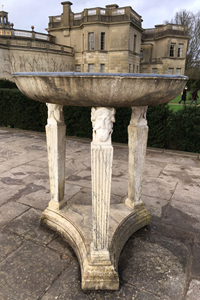 stone fountain