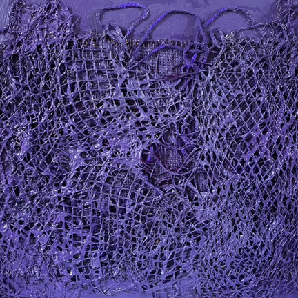purple woven material